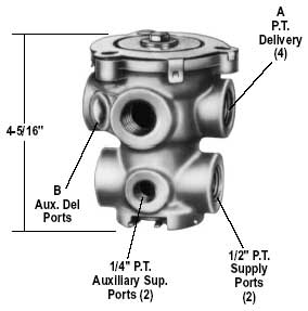 Bendix 277863X E-3 Brake Valve