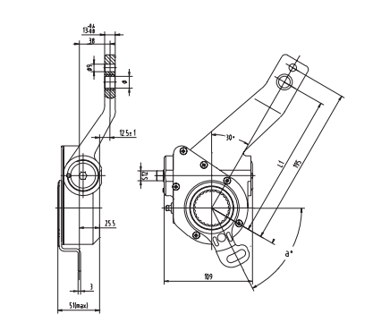 automatic-slack-adjuster-4008-cad