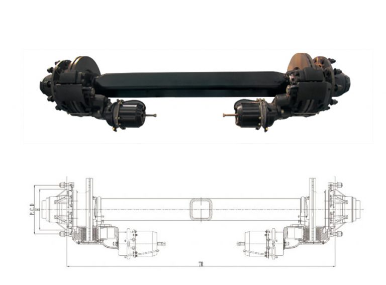 Disc Brake Semi Trailer Axle